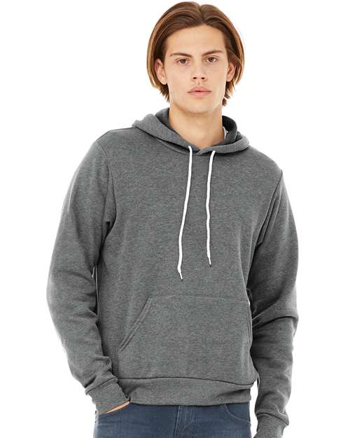 Sponge Fleece Hoodie - Deep Heather Deep Heather BELLA + CANVAS Fleece