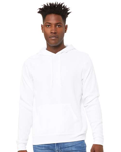 Sponge Fleece Hoodie - DTG White DTG White BELLA + CANVAS Fleece