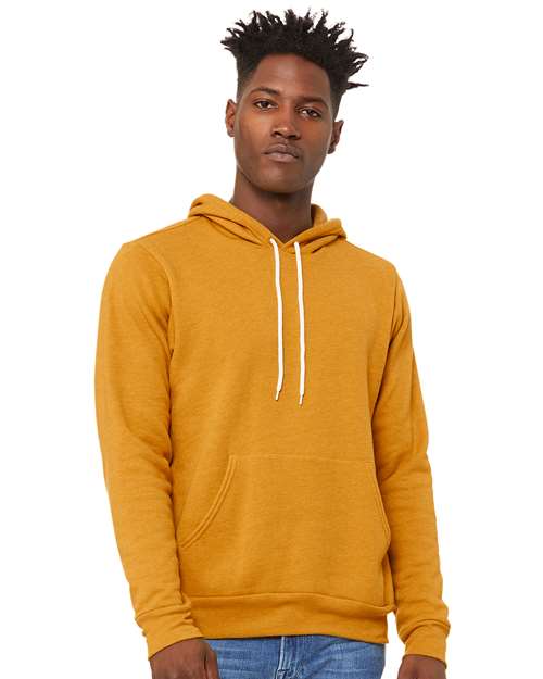 Sponge Fleece Hoodie - Heather Mustard / XS