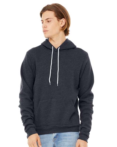 Sponge Fleece Hoodie - Heather Navy / XS