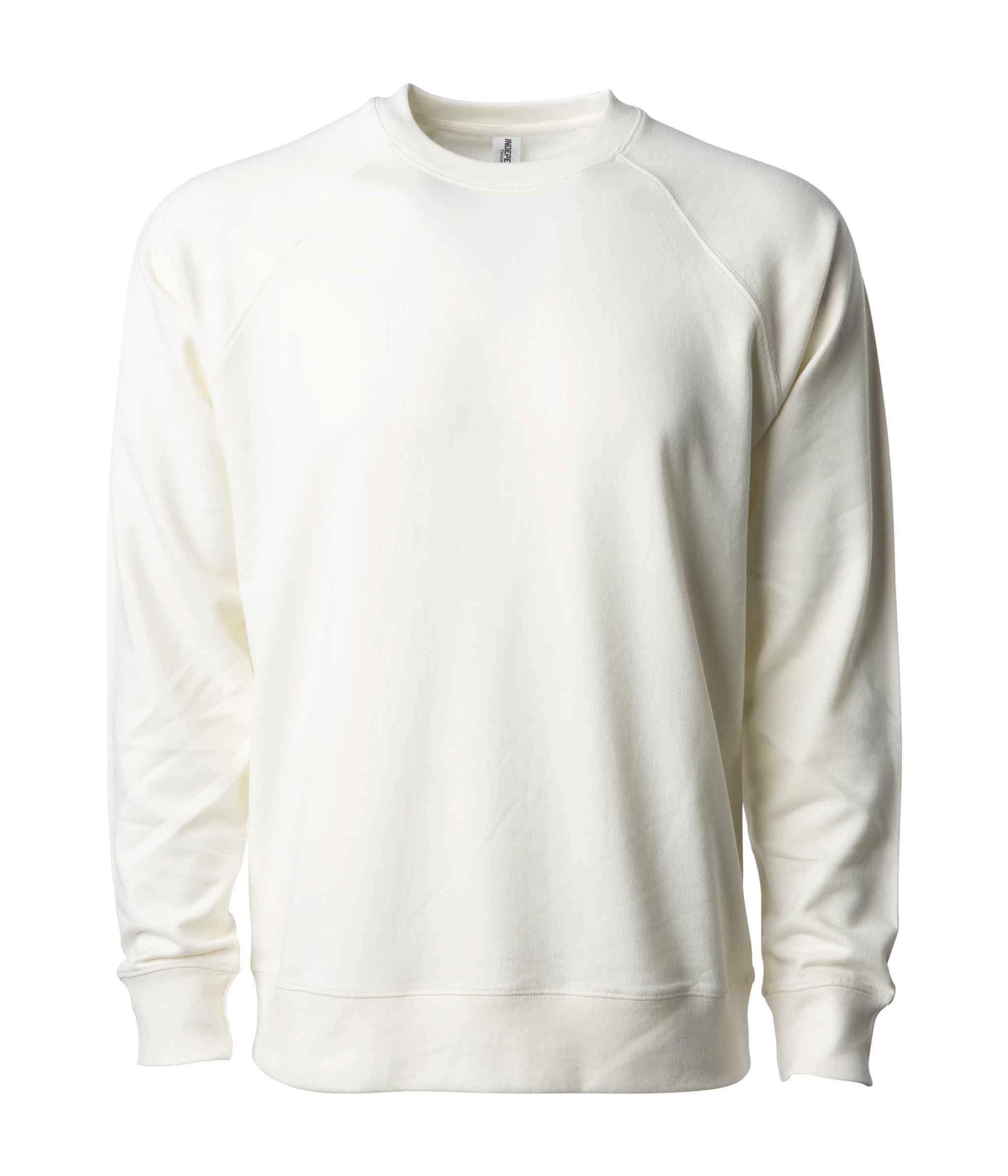 SS1000C Unisex Lightweight Loopback Terry Crew - Bone / XS