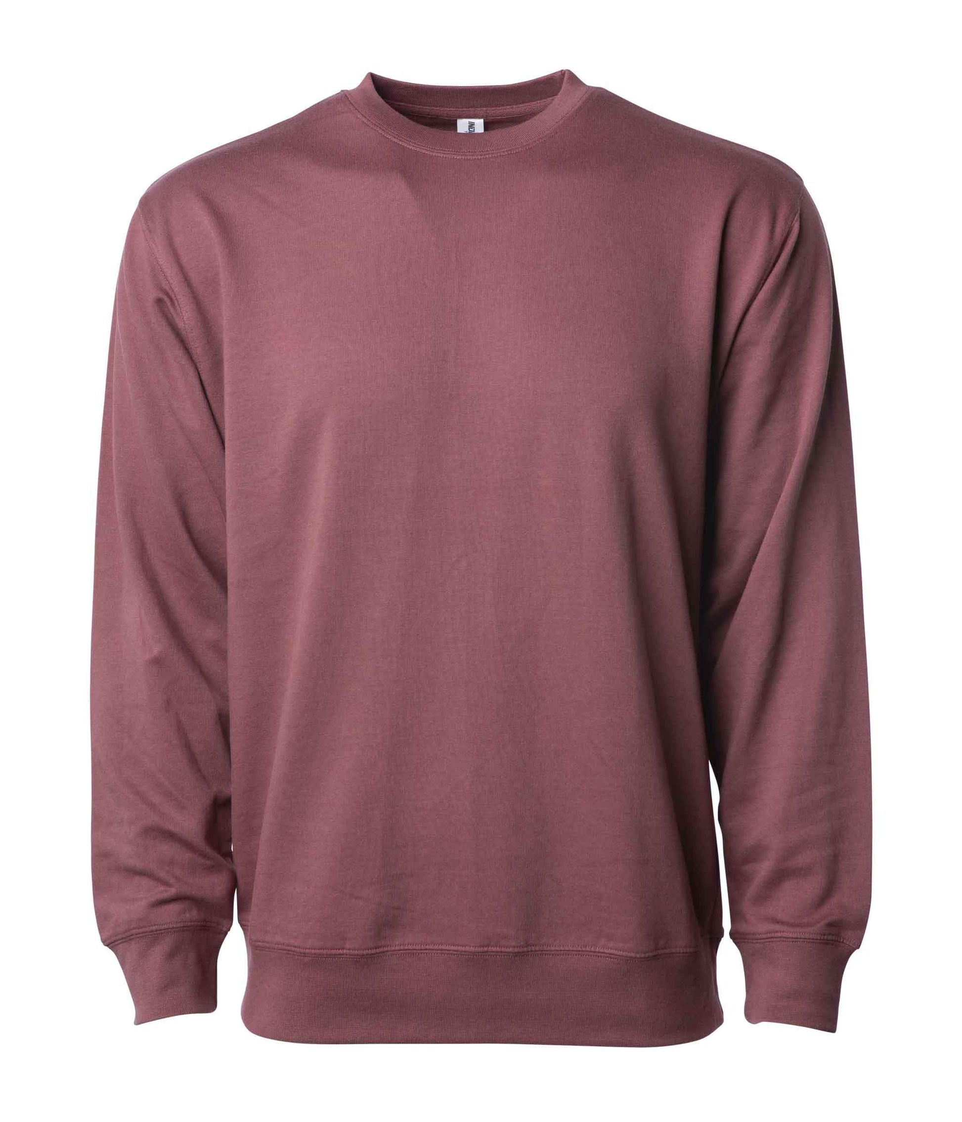 SS1000C Unisex Lightweight Loopback Terry Crew - Port / XS