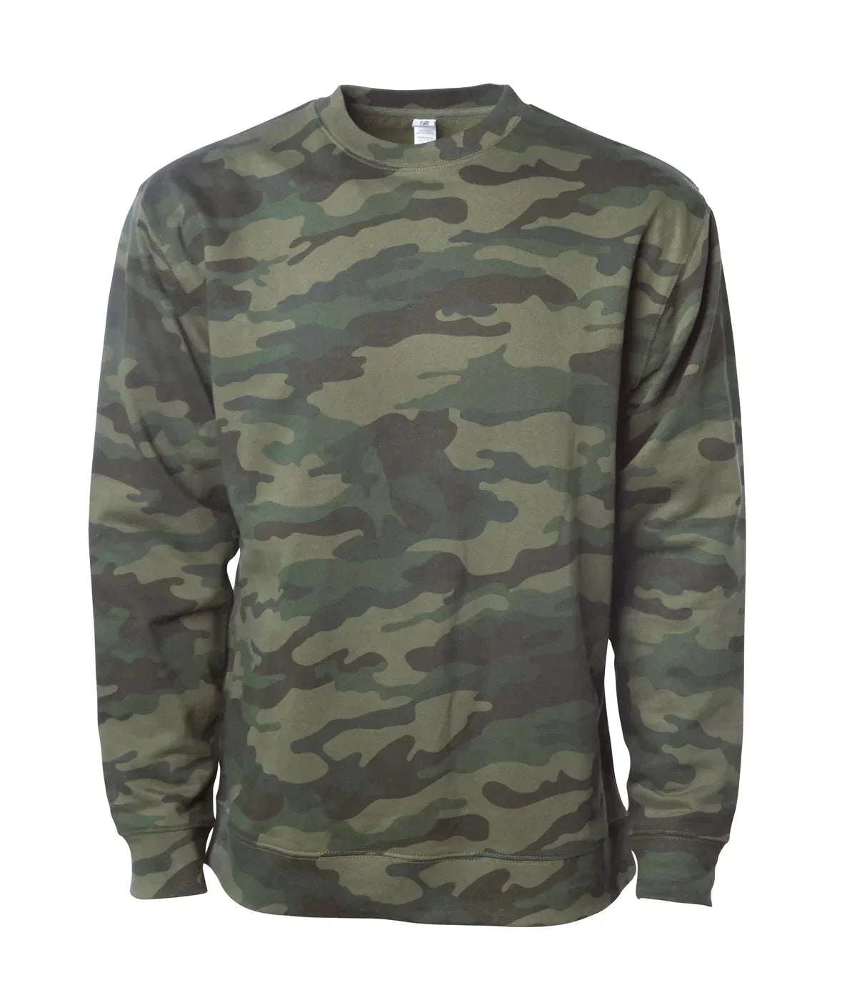 SS3000 - Midweight Crewneck Sweatshirt (2) Forest Camo / XS