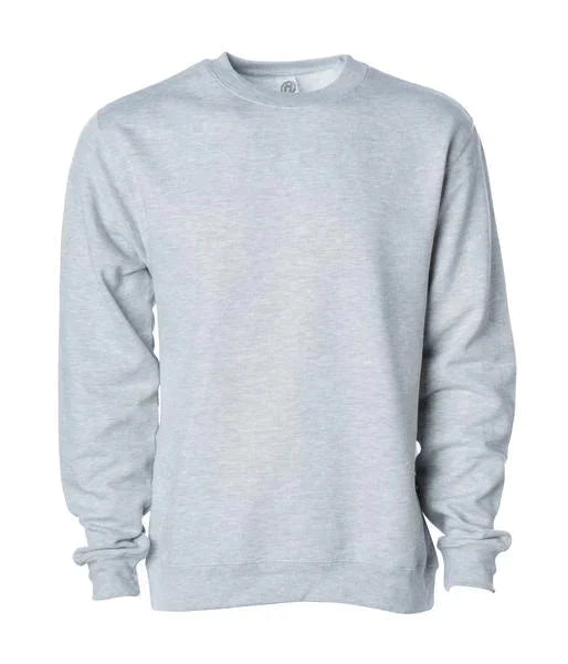 SS3000 - Midweight Crewneck Sweatshirt (2) Grey Heather