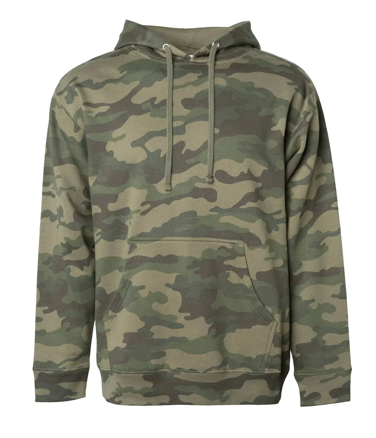 SS4500 Midweight Hooded Pullover Sweatshirt Forest Camo 4500 BASIC FLEECE fleece Hood hoodie INDEPENDENT MEN mens pullover PULLOVERS shsdchildproduct ss SS4500 sss standard STANDARD SUPPLY sweatshirt