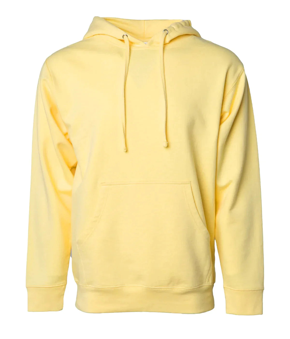 SS4500 - Midweight Hooded Pullover Sweatshirt Light Yellow 4500 BASIC FLEECE fleece Hood hoodie INDEPENDENT MEN mens pullover PULLOVERS shsdchildproduct ss SS4500 sss standard STANDARD SUPPLY sweatshirt