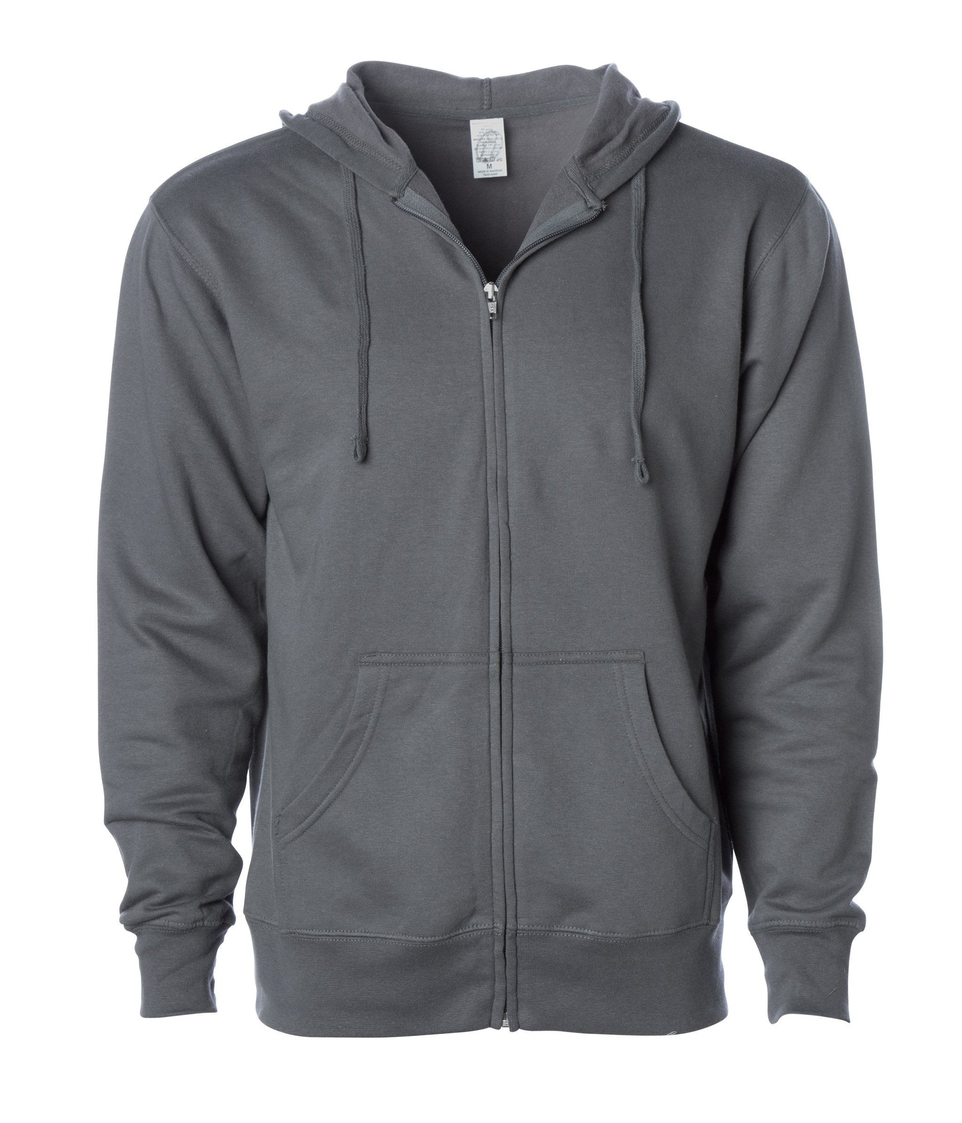 SS4500Z - Midweight Zip Hooded Sweatshirt Charcoal / XS ZIPS