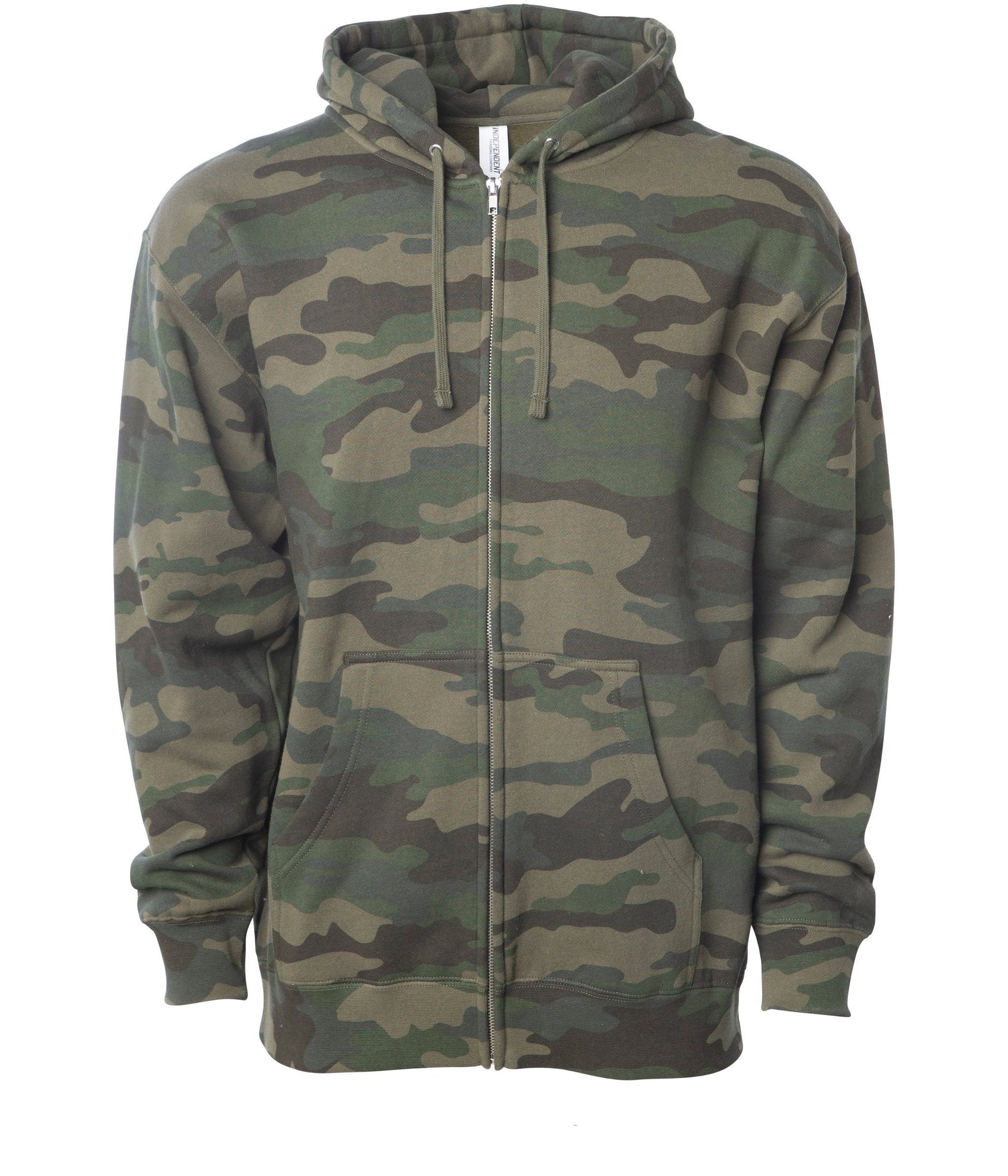 SS4500Z - Midweight Zip Hooded Sweatshirt Forest Camo / XS