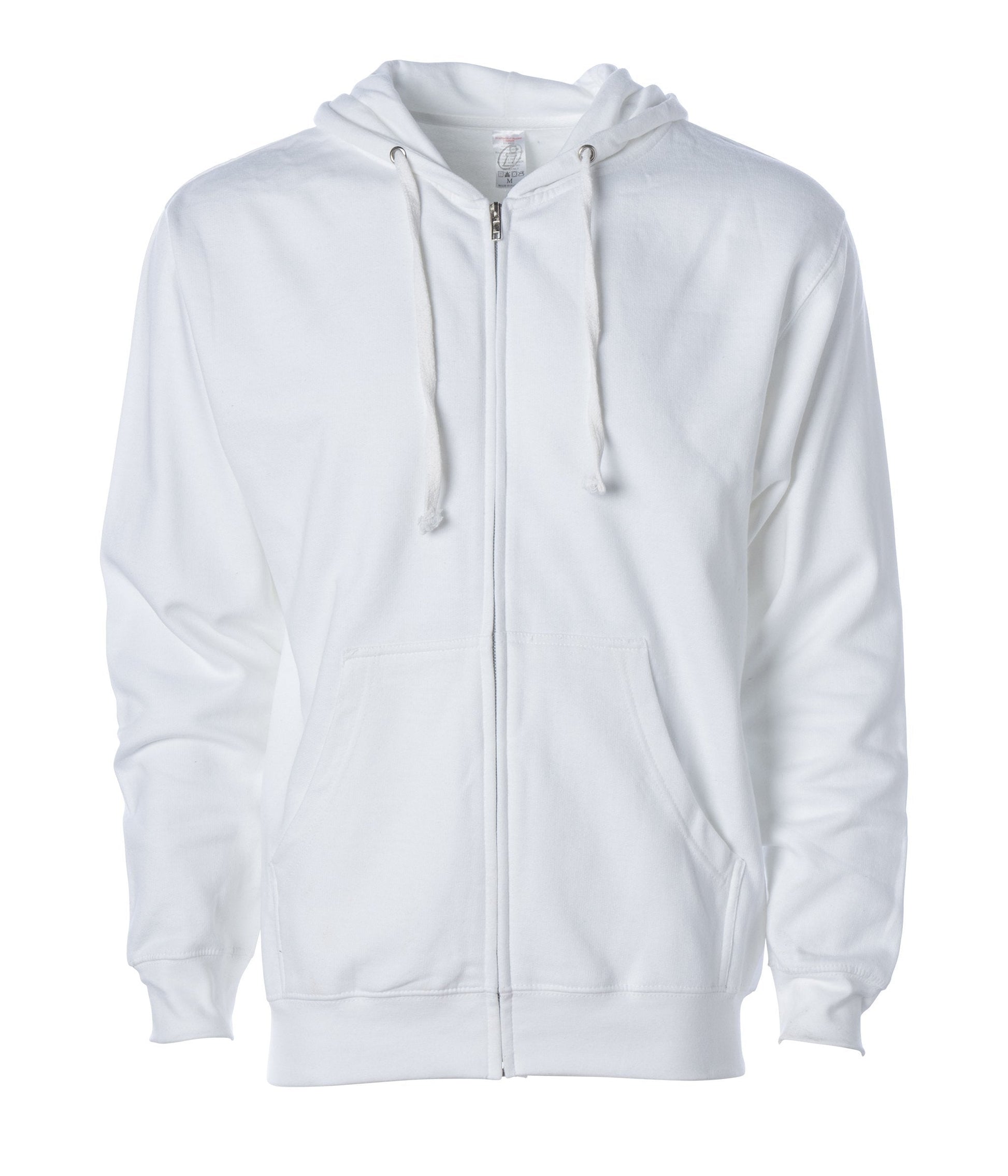 SS4500Z - Midweight Zip Hooded Sweatshirt White / XS ZIPS