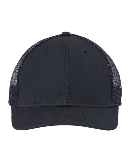 Sustainable Recy Three Trucker Cap - Black/ Black