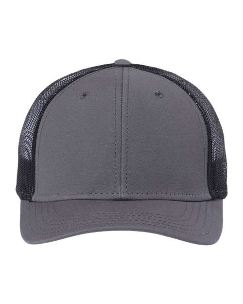 Sustainable Recy Three Trucker Cap - Dark Grey/ Black