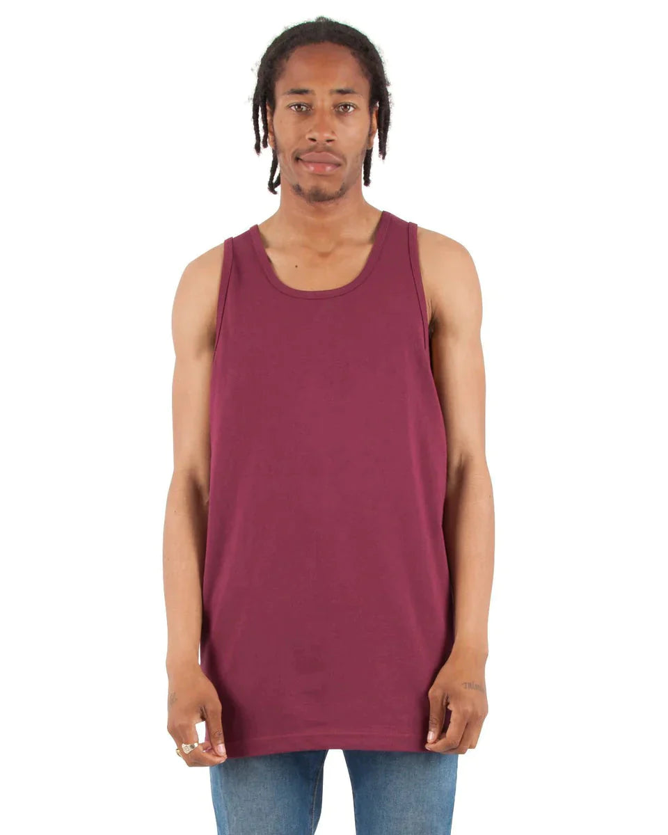 Tank Top - 6.0 oz Burgundy Shaka Wear TANK TANK TOP