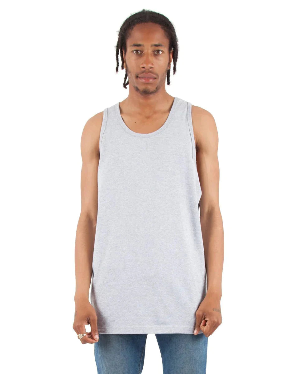 Tank Top - 6.0 oz Heather Grey Shaka Wear TANK TANK TOP