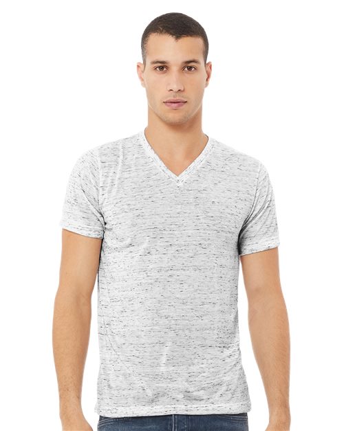 Textured Jersey V-Neck Tee BELLA + CANVAS T-Shirts