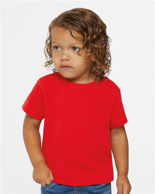 Toddler Cotton Jersey Tee Red Rabbit Skins T-Shirts