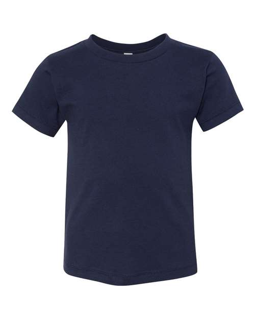 Toddler Jersey Tee Navy BELLA + CANVAS T-Shirts