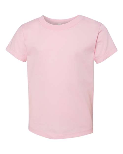 Toddler Jersey Tee Pink BELLA + CANVAS T-Shirts