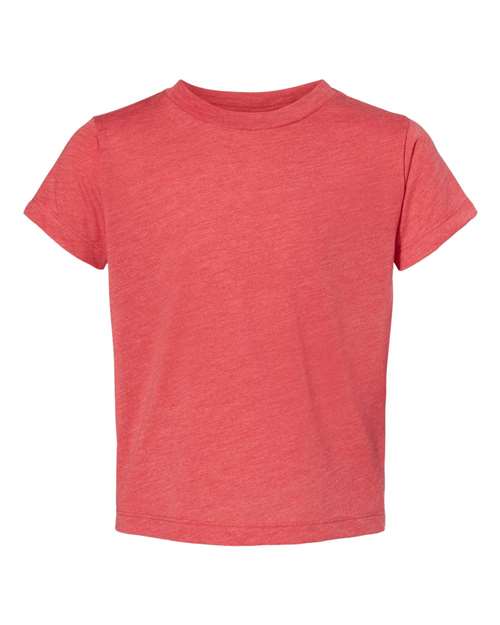 Toddler Triblend Tee Red Triblend BELLA + CANVAS T-Shirts