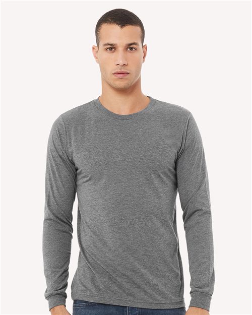 Triblend Long Sleeve Tee BELLA + CANVAS T-Shirts - Long Sleeve