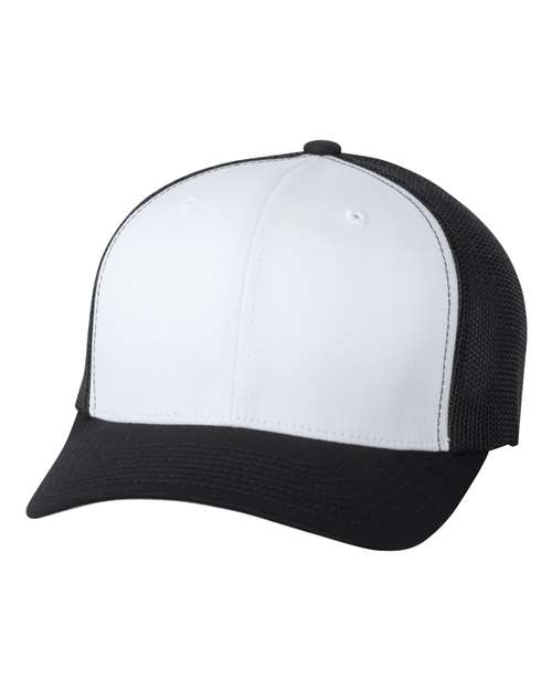 Trucker Cap - Black/ White/ Black / One Size
