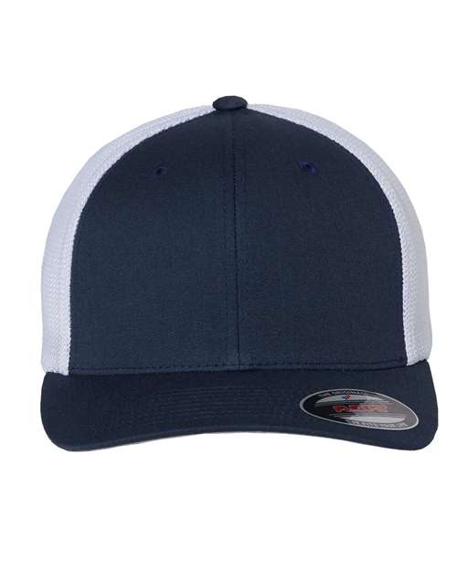 Trucker Cap Navy White One Size Flexfit Headwear