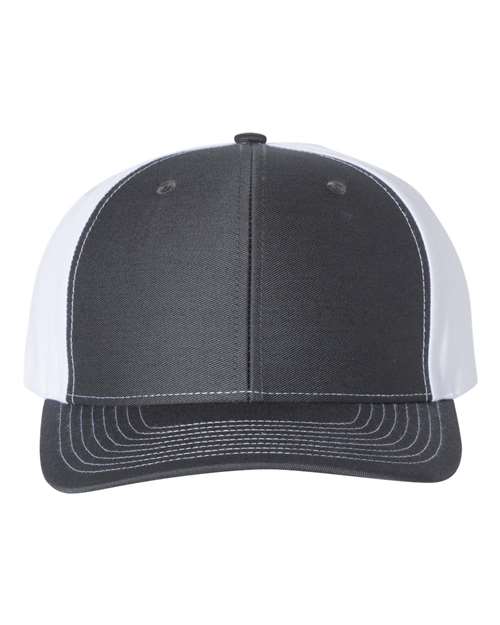 Twill Back Trucker Cap - Charcoal/ White / Adjustable