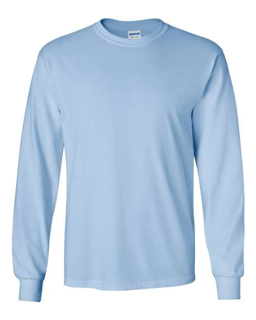 Ultra Cotton® Long Sleeve T - Shirt - Light Blue / S