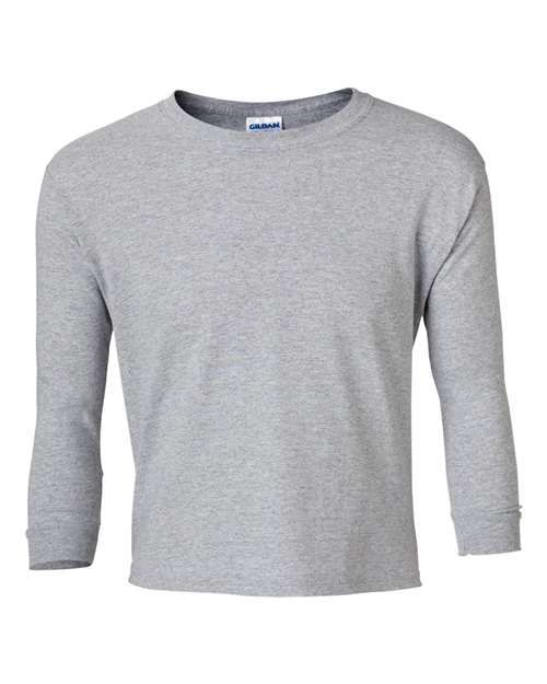 Ultra Cotton® Youth Long Sleeve T - Shirt - Sport Grey / L