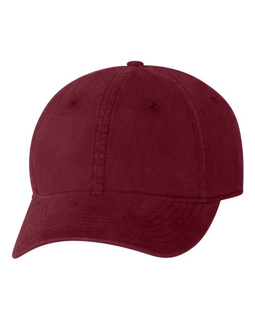 Unstructured Cap - Maroon / Adjustable