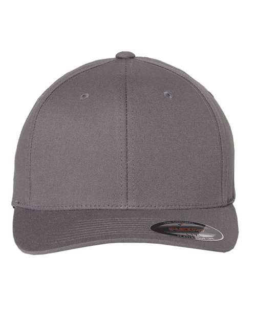 V-Flexfit® Cotton Twill Cap Grey Flexfit Headwear