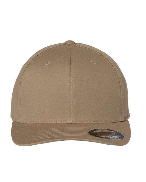 V-Flexfit® Cotton Twill Cap Khaki S M Flexfit Headwear