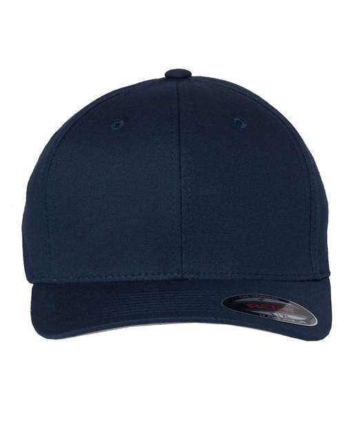 V-Flexfit® Cotton Twill Cap Navy Flexfit Headwear