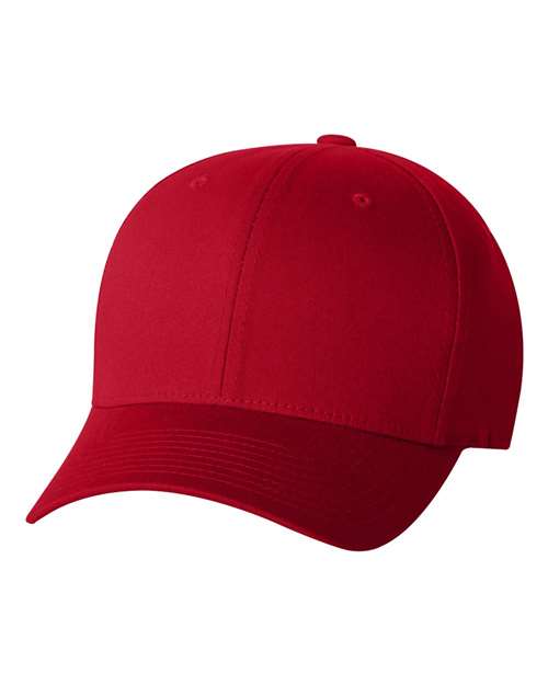 V-Flexfit® Cotton Twill Cap Red Flexfit Headwear