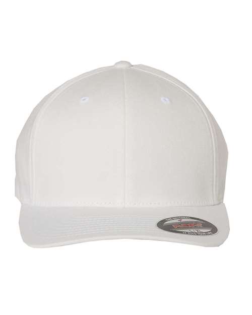 V-Flexfit® Cotton Twill Cap White Flexfit Headwear