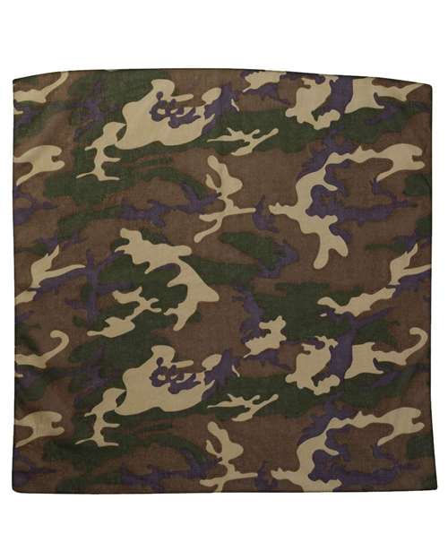 ValuMask Bandana Green Camo One Size Accessories Valucap