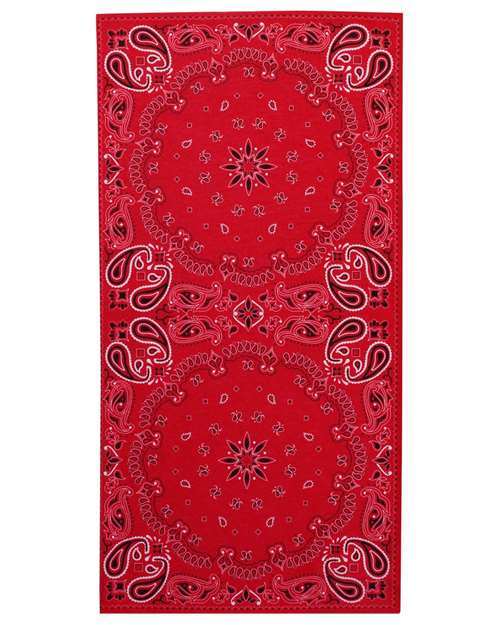 ValuMask Gaiter Red Paisley One Size Accessories Valucap