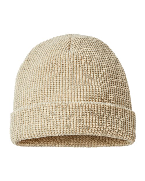 Waffle Cuffed Beanie Headwear - Winter Richardson