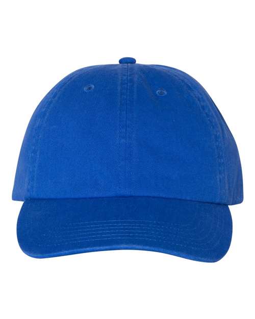 Washed - Twill Dad Hat - Royal / Adjustable