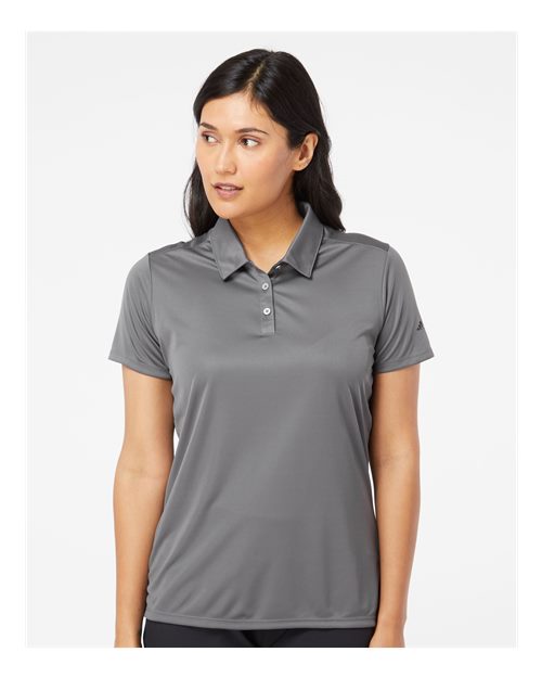 Women’s 3 - Stripes Shoulder Polo - Grey Five/ Black / S