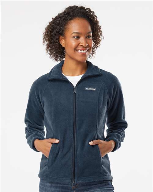 Women’s Benton Springs™ Fleece Full-Zip Jacket Columbia Navy Columbia Fleece