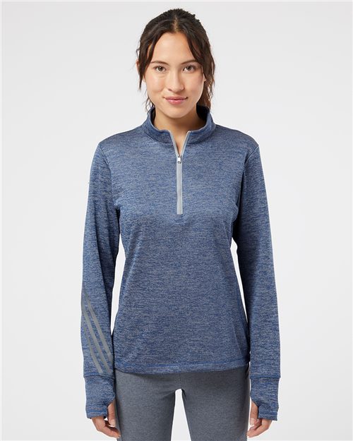 Women’s Brushed Terry Heathered Quarter - Zip Pullover