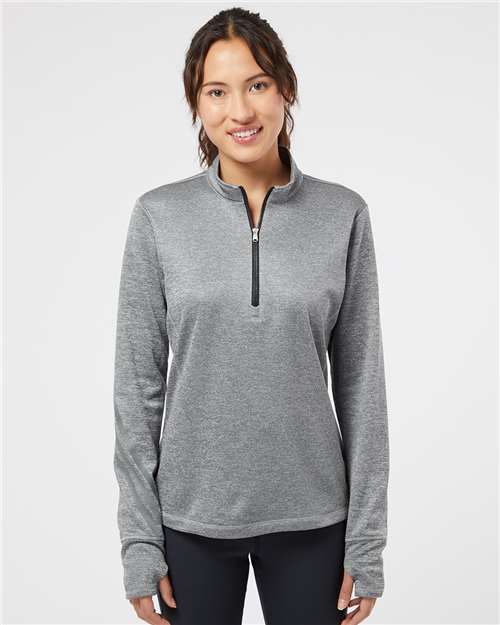 Women’s Brushed Terry Heathered Quarter - Zip Pullover