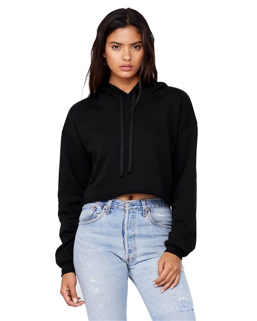 Women's Crop Fleece Hoodie BELLA + CANVAS Fleece