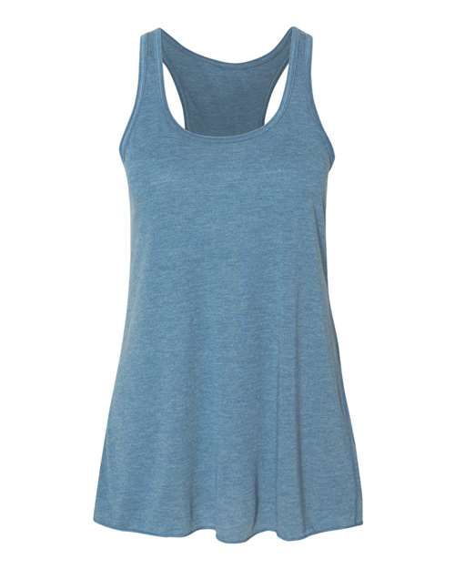 Women's Flowy Racerback Tank Heather Deep Teal BELLA + CANVAS T-Shirts