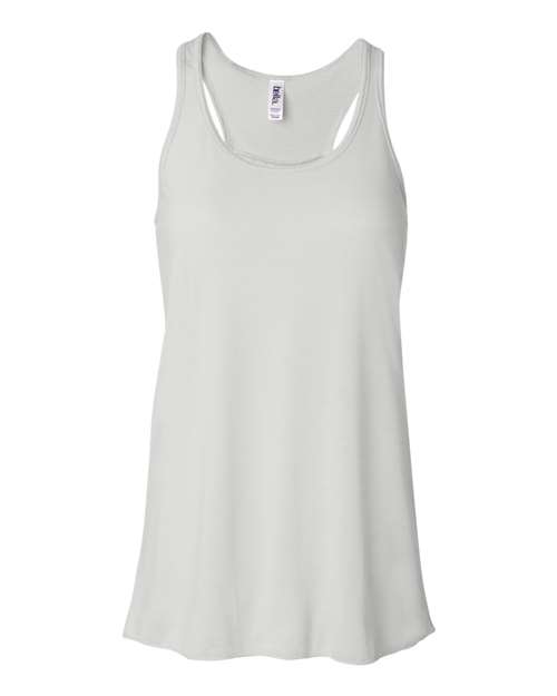 Women's Flowy Racerback Tank White BELLA + CANVAS T-Shirts