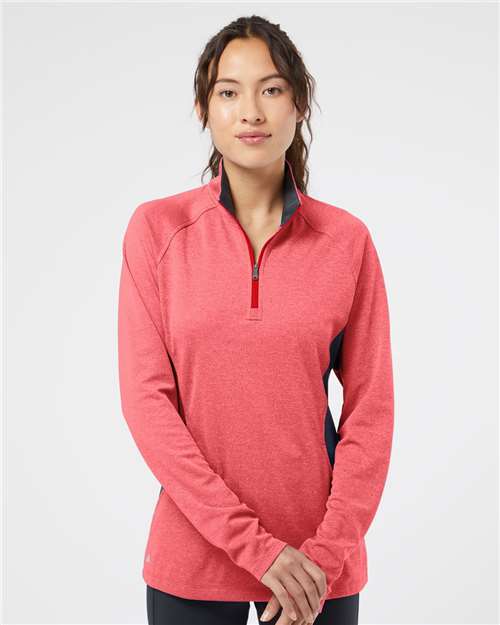 Women’s Lightweight Quarter - Zip Pullover - Power Red