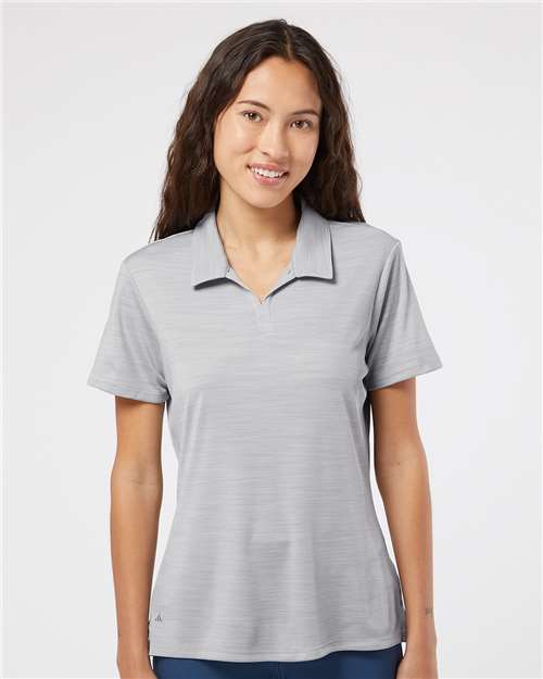 Women’s Mélange Polo - Mid Grey Melange / S