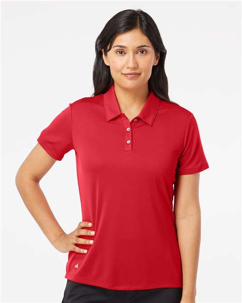 Women's Performance Polo Collegiate Red Adidas Sport Shirts