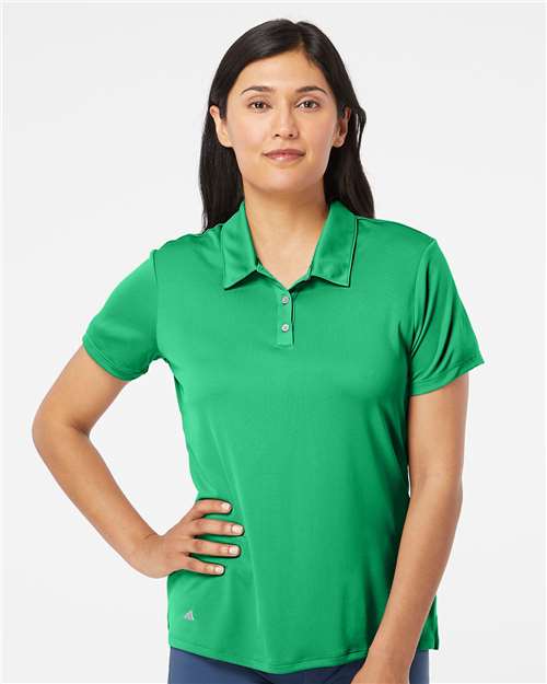 Women's Performance Polo Green Adidas Sport Shirts