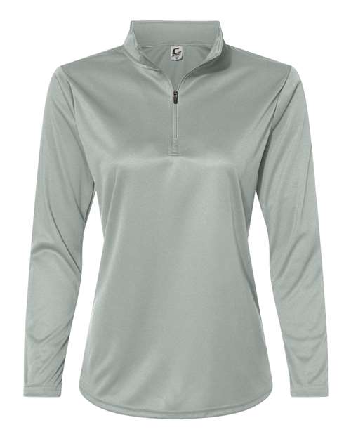 Women’s Quarter - Zip Pullover - Silver / S